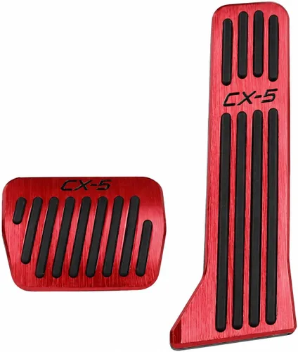 Miniatura 72 de Accesorios interiores personalizados para Nissan Sentra 2020 2021 2022, cubiertas de pedal de acelerador de gas de aleación de aluminio, Rojo