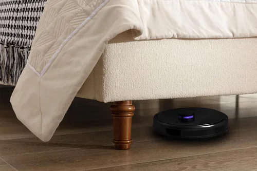 Miniatura 7 de Base de cama tapizada tamaño Queen, cabecera acolchada de 54" con respaldo geométrico, plataforma tapizada para dormitorio de niños, adolescentes