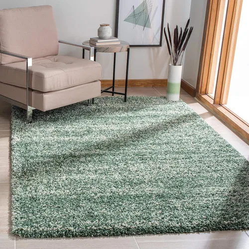 Miniatura 43 de SAFAVIEH Hudson Shag Collection - Alfombra decorativa de 2 x 3 pies, color marfil y azul marino, no desprende pelusa y de fácil cuidado, 2 pulgadas