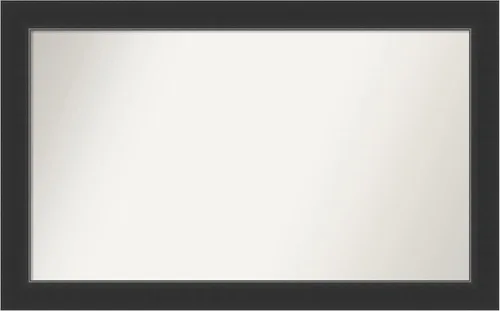 Miniatura 292 de Amanti Art Espejo personalizado, espejo de baño negro Astor, espejo de pared o espejo de tocador de baño sobre el fregadero (25 x 25 pulgadas)
