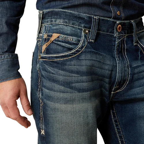 Miniatura 4 de ARIAT Rebar M4 - Pantalones de trabajo de lona elástica para hombre
