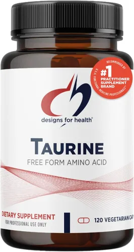 Miniatura 3 de Designs for Health Cápsulas de taurina – 1000 mg (0.04 oz) pastillas de aminoácidos de taurina – Apoyo cardiovascular – Suplemento sin OMG + vegano