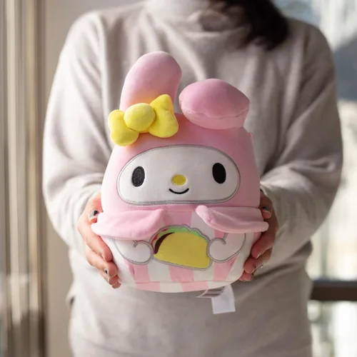 Miniatura 6 de Squishmallows Peluche de la serie My Melody with Taco Food Truck de 8 pulgadas, Kellytoy oficial, juguete coleccionable suave y esponjoso de Hello