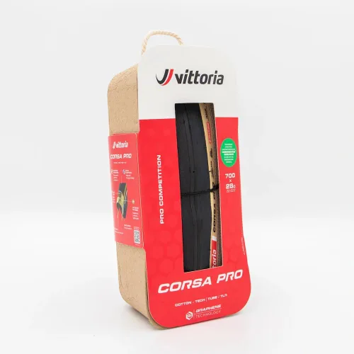 Miniatura 10 de Vittoria Corsa Pro Tubeless-Ready Road Bike Tire – Graphene + Silica Compound, High-Performance Racing Tire