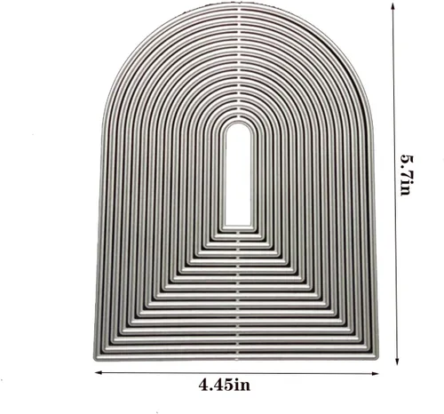 Miniatura 3 de Troqueles de metal de arco para hacer tarjetas, plantillas de corte para álbumes de recortes, álbum de fotos, plantilla de estampado de papel