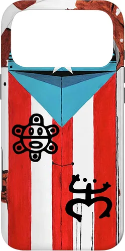 Miniatura 22 de Funda con diseño de bandera de Puerto Rico Coqui Sun Taíno, Boricua Pride Cover Case para iPhone 17