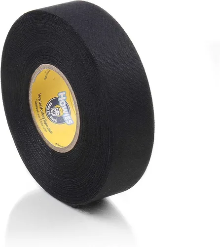 Howies Hockey - Cinta adhesiva de tela de color de 1 pulgada o cinta transparente para espinilleras, 1 paquete, agarre fuerte, cinta adhesiva de