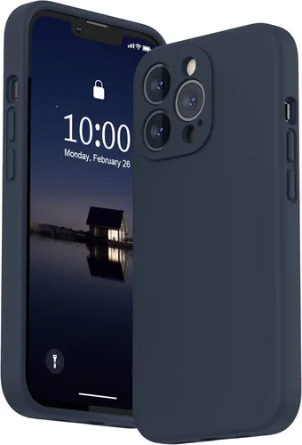 Miniatura 17 de SURPHY Funda para iPhone 13 Pro con protector de pantalla, Fundas de silicona líquida para iPhone 13 Pro