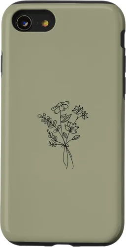 Miniatura 17 de Funda para iPhone 12 mini Wildlfower Floral Flower Khaki