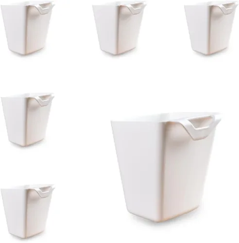 Miniatura 9 de Paquete de 6 portavasos colgantes, organizadores de pared, accesorios de carrito rodante, soportes colgantes para bolígrafos, contenedores