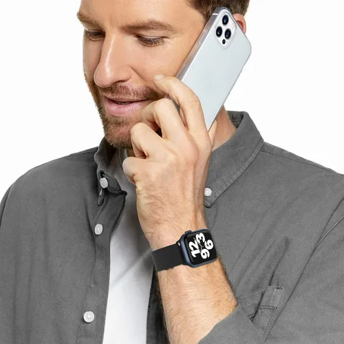 Miniatura 6 de ORIbox Compatible con correas de Apple Watch de 1.614 pulgadas, 1.575 pulgadas, 1.496 pulgadas, correa ajustable de nailon elástico tejido