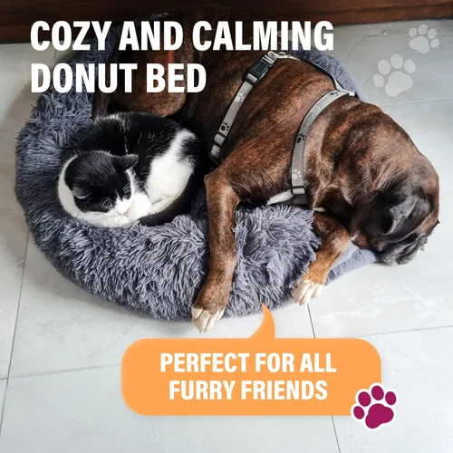 Miniatura 5 de Active Pets cama para perro, relajante, para perros pequeños, medianos y grandes, cama antiansiedad, suave y mullida para perros y gatos, cómoda