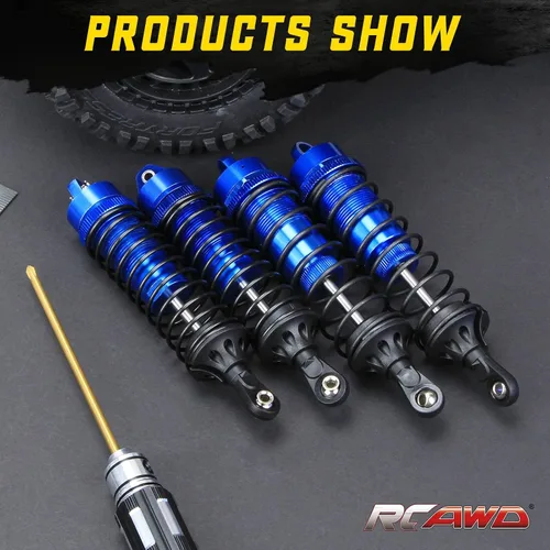 Miniatura 7 de Rcawd RC Shocks - Piezas de actualización para camión 1/10 Arrma Senton 4X4 Granite 4X4 Vorteks 4X4 Arrma Bigrock 4X4 Typhon 4X4 RC, 4 piezas