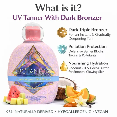 Miniatura 2 de Protección contra la contaminación Dark DHA Triple Bronzer Hipoalergénico 8.5oz