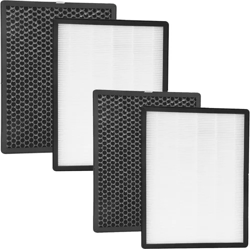 Alexapure Breeze - Juego de 2 filtros de repuesto compatibles con AP-B102, purificador de filtro de aire 3049, 2 filtros H13 True HEPA y 2 filtros