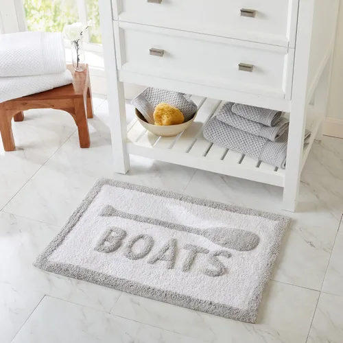 Miniatura 4 de Market & Place Alfombra de baño de barcos, bonita alfombra de baño, divertida decoración de baño para bañera y ducha, alfombras de baño absorbentes
