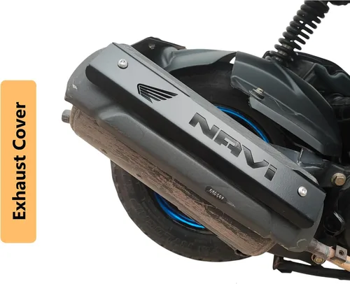 Miniatura 2 de Kit de carenado deportivo de motocicleta (3 piezas) para Honda Navi (negro)