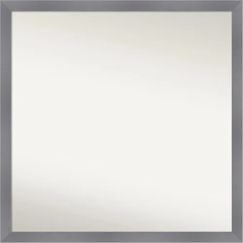 Miniatura 161 de Amanti Art Espejo personalizado, espejo de baño gris plomo a rayas, espejo de pared o espejo de tocador de baño sobre el fregadero