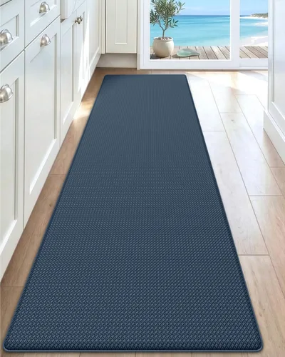 Miniatura 33 de DEXI Alfombrillas de Cocina Acolchadas Anti Fatiga, 17x59, Alfombra de Pasillo para Estar de Pie Impermeable, Espuma Viscoelástica Cómoda Acolchada