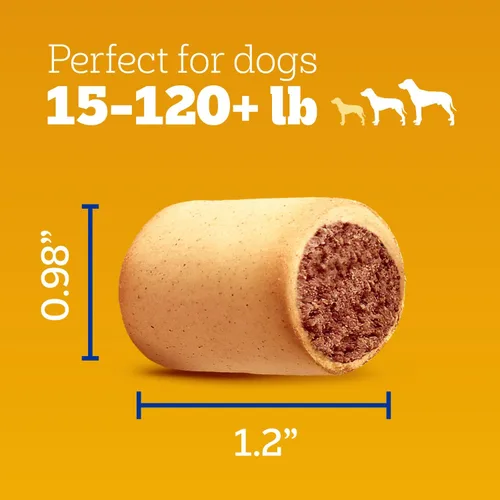 Miniatura 7 de Pedigree Dry Dog Treats MarroBone, sabor a carne de res real, bolsa de 6 libras (paquete de 1)