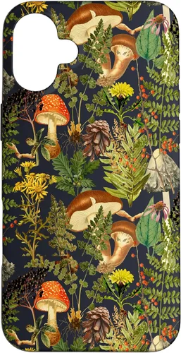 Miniatura 23 de Mushroom Woodland Scene elderberries Fungi Nature Shrooms Case for iPhone 17