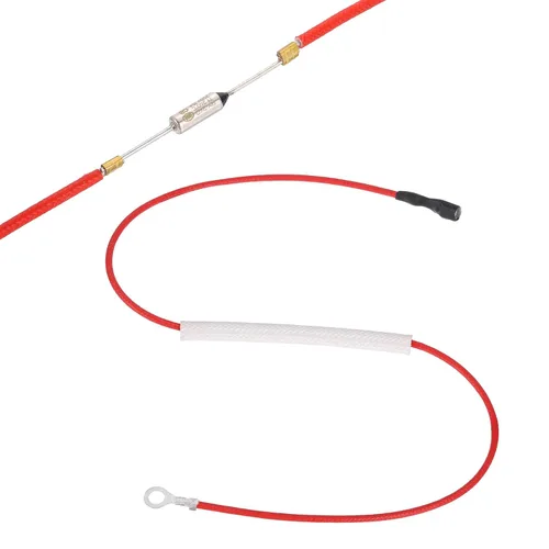 Miniatura 10 de MECCANIXITY Fusible universal de temperatura para olla de arrocera, 158.0 °F 10 A 250 V Fusible térmico de metal con terminal y terminal de anillo