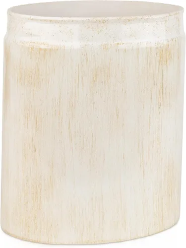Miniatura 13 de Creative Scents Juego de accesorios de baño rústico de lujo completo - Set de 4 piezas de dispensador de jabón beige para baño incluye: dispensador