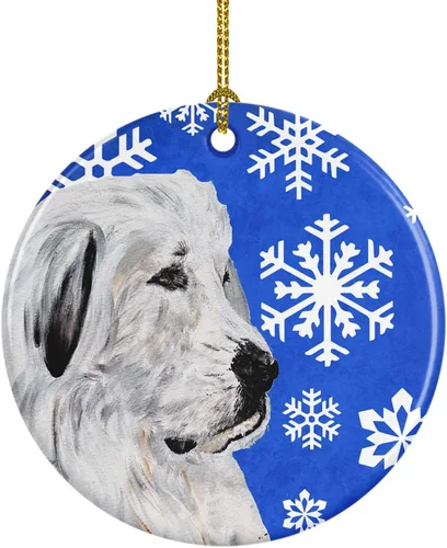 Miniatura 39 de Caroline's Treasures Cavalier Spaniel - Adorno de cerámica para colgar en el árbol de Navidad, para el hogar, Navidad, fiestas, regalo, 3 pulgadas