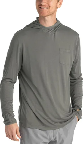 Miniatura 33 de Free Fly Sudadera ligera con capucha para hombre, con protección solar UPF 20+ para hombre, transpirable, manga larga, para pesca