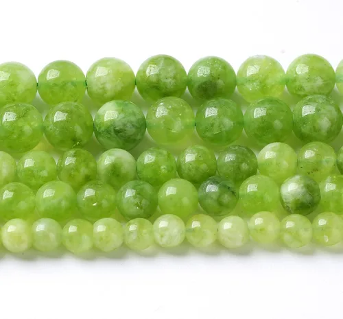 Miniatura 68 de 36 cuentas de calcedonia de jade rojo natural de 25/64 pulgadas (0.394 in), redondas sueltas, piedras preciosas energéticas curativas, para hacer
