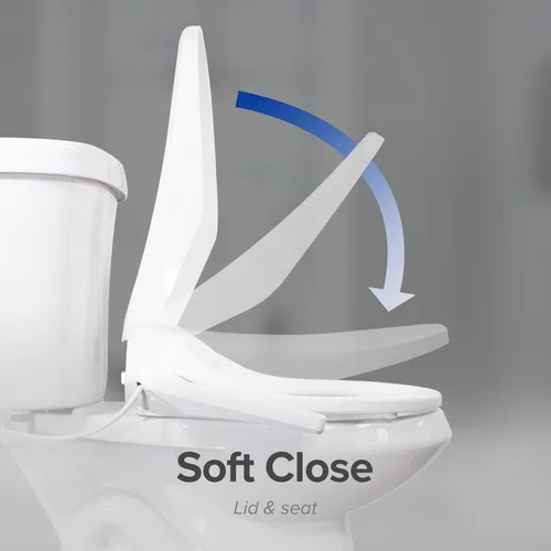 Miniatura 12 de SmartBidet SB-2600 - Asiento para bidé eléctrico con mando a distancia, con calefacción electrónica, secadora de aire caliente y función de lavado