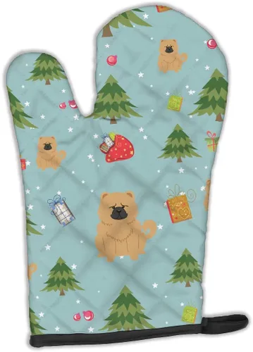 Miniatura 393 de Caroline's Treasures BB2732OVMT Dog House Collection Border Collie - Guante de horno grueso resistente al calor para sartenes calientes y horno