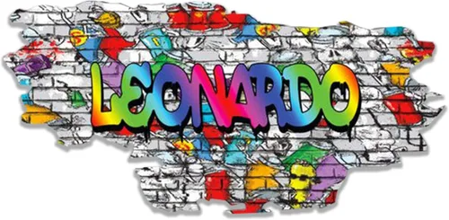 Miniatura 17 de Pegatina de pared personalizada de grafiti 3D con nombre Vinilo de decoración artística personalizada Desmontable Se arranca y se pega Arte