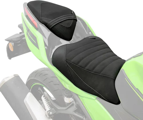 Almohadilla de Asiento para Motocicleta Delantero Conductor Trasero Pasajero para Kawasaki Ninja400 Z400 2018 2019 2020 2021 2022 2023 2024 2025