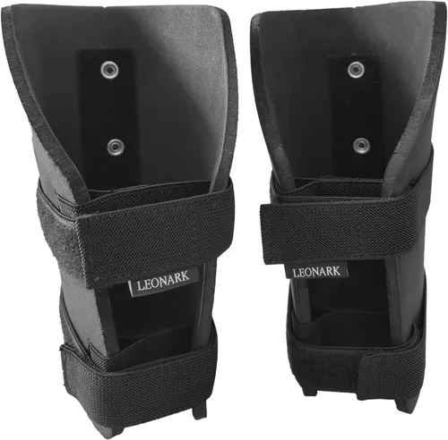 Miniatura 4 de LEONARK Black Armoury Hema Esgrima EVA Antebrazo Superposiciones Light Ajustable Unisex Armor Protector de Brazo