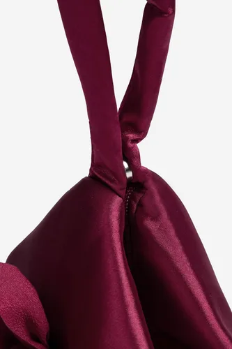 Miniatura 6 de BABEYOND Bolsos de mano para mujer, bolsos de noche de satén con flores, bolso de pulsera elegante para fiestas, uso diario, boda