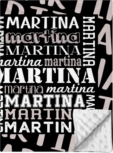 Miniatura 22 de Dyoart Manta personalizada con nombre de bebé, súper suave y cómoda para recién nacidos, mantas personalizadas con nombre, regalos personalizados 14