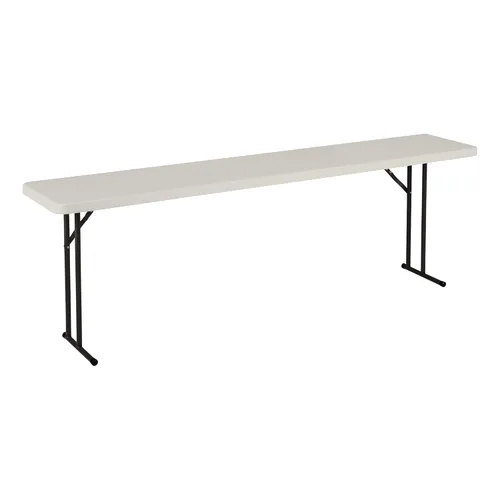 Miniatura 15 de Norwood Commercial Furniture Mesa de entrenamiento plegable para interiores y exteriores, de 5 pies, rectangular, de plástico moldeado por soplado