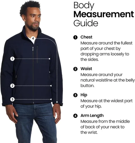 Miniatura 7 de Chaqueta impermeable de peso medio, tela Softshell resistente al agua y al viento, tallas S a 3XL, para hombre