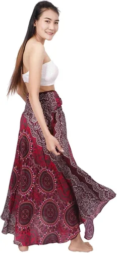 Miniatura 4 de Banjamath Falda larga estilo bohemio gitano bohemio hippie para mujer
