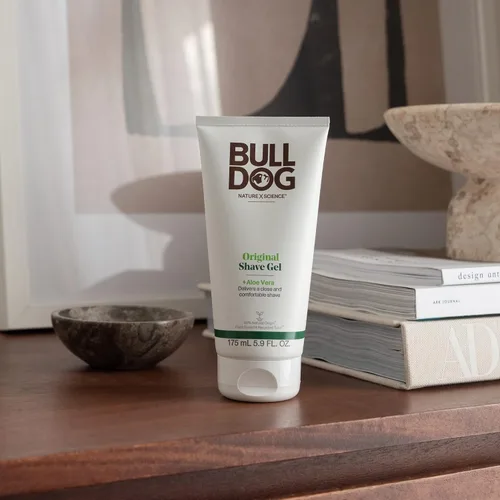 Miniatura 7 de Gel de afeitado original para cuidado y aseo masculino de Bulldog, 5.9 onzas