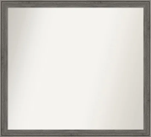 Miniatura 205 de Amanti Art Espejo personalizado, espejo de baño gris plomo a rayas, espejo de pared o espejo de tocador de baño sobre el fregadero