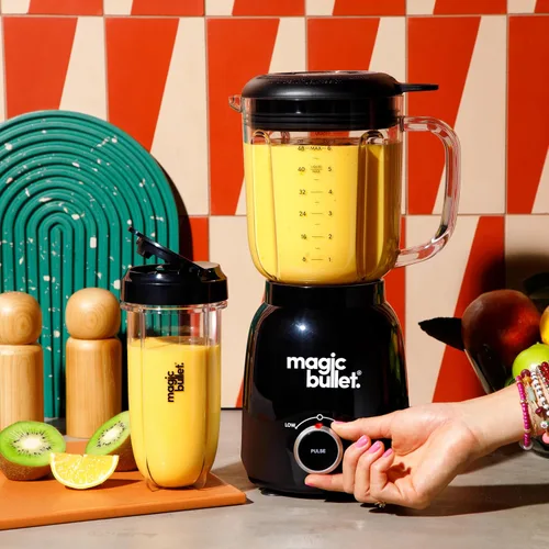 Miniatura 5 de Magic Bullet - Licuadora Combo, Jarra de 48 oz, Taza de Mezcla, Dial de Velocidad Simple – MBF50200AK