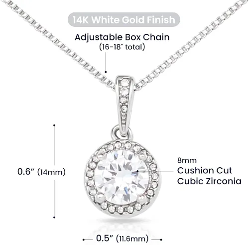 Miniatura 3 de Regalo Para Esposa Mi Alma Gemela Regalo Para Mujer Joya Collar Mensaje Personalizado Para Madre Joyería Para Mamá Regalo Aniversario De Matrimonio