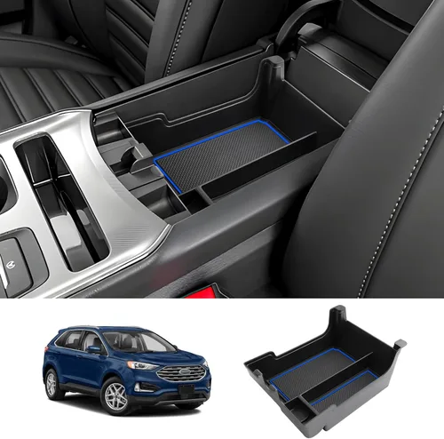 Miniatura 14 de LUWU Bandeja organizadora para consola central Ford Edge 2024 2020 2021 2022 2023 2024 Ford Edge SE/SEL/ST-Line/Titanio/ST, organizador de consola