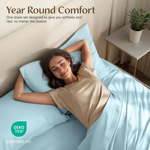 Miniatura 99 de Utopia Bedding Juego de sábanas Queen – Sábanas de 4 piezas para cama tamaño Queen, microfibra suave y transpirable, incluye 1 sábana bajera, 1 Gris