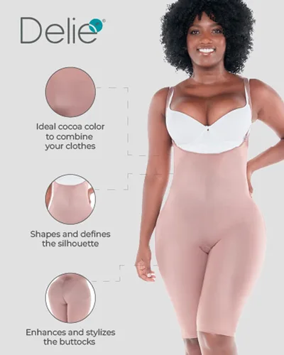 Miniatura 13 de DELIÉ by Fajas DPrada 09075 Fajas Colombianas Faja Posparto Faja Moldeadora de Cuerpo Completo para Mujer