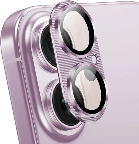 Miniatura 13 de AFARER Paquete de 2 protectores de lente de cámara para iPhone 13/iPhone 13 Mini, protector de lente de cámara Ultra HD, cubierta de cámara