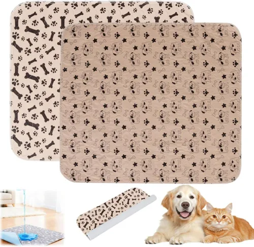 Miniatura 2 de Almohadillas lavables para orina para perros con feromonas, almohadillas reutilizables para cachorros, lavables para perros y gatos