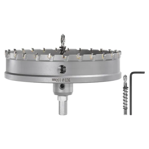 Miniatura 12 de HARFINGTON Cortador de carburo de sierra de agujero de metal de 0.472 in / 0.47 pulgadas de diámetro para acero inoxidable, metal, aleación